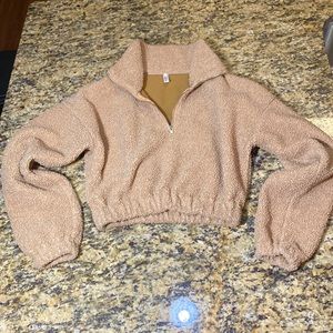 Women’s Pullover Quarter-zip jacket. Size small. Brand is Fashion Collection.